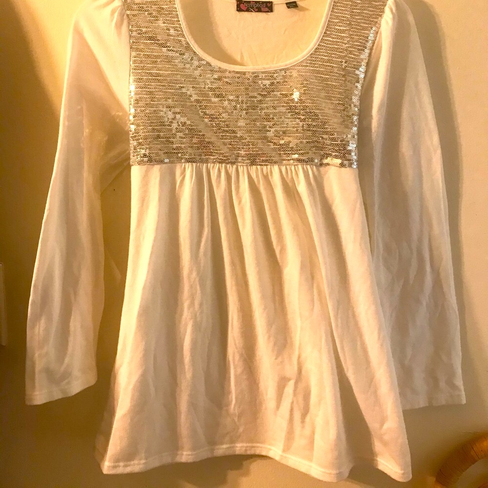 Tempted Sequin Long sleeves Girls dress-XL